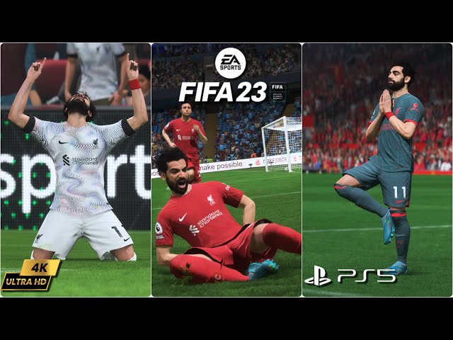 Mohamed Salah's Complete Celebrations: FIFA 23 Liverpool Edition | PS5 Gameplay 4K