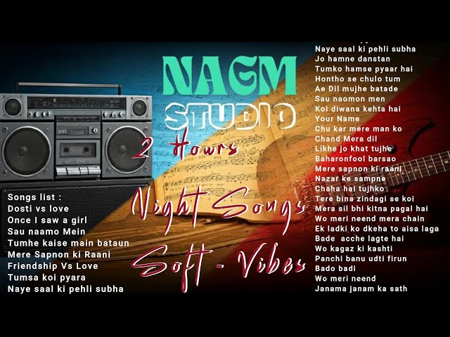 NON Stop  -Vibes | Songs Romantic | 90's Bollywood | NAGM Studio | Hindi | New | Movies | LO FI