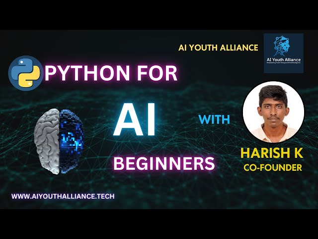 Python for AI Beginners | Live Coding Workshop| Learn, Code & Build Your First AI Program