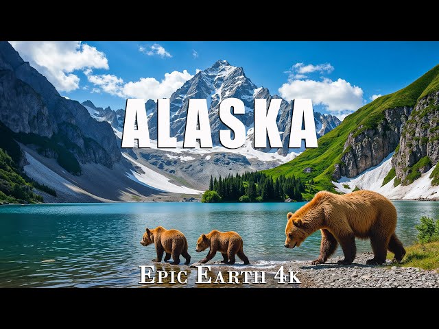 FLY OVER ALASKA 4K ULTRA HD [60FPS] • A Journey Through Wild Beauty and Untamed Landscapes