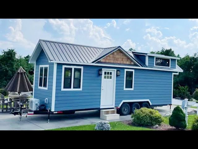 Stunning Beautiful The 30’ Craftsman Tiny House Home For Sale | Living Design Tiny House