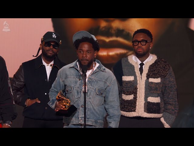 KENDRICK LAMAR Wins Song Of The Year For "NOT LIKE US" | 2025 GRAMMYs Acceptance Speech