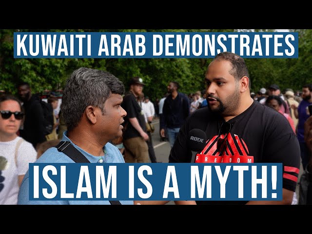 Arab Muslim Learns Islam is a Myth from Later Centuries | Arul Velusamy | Speakers' Corner