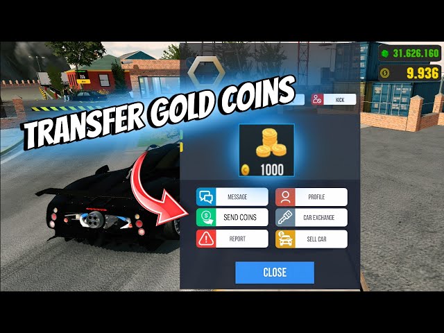 How to Transfer Gold Coins in Car Parking Multiplayer