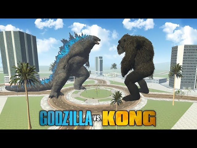 KING-KONG vs GOD-ZILLA FIGHT IN INDIAN BIKE DRIVING 3D | G.W.VISHAL | #indianbikedriving3d #gta