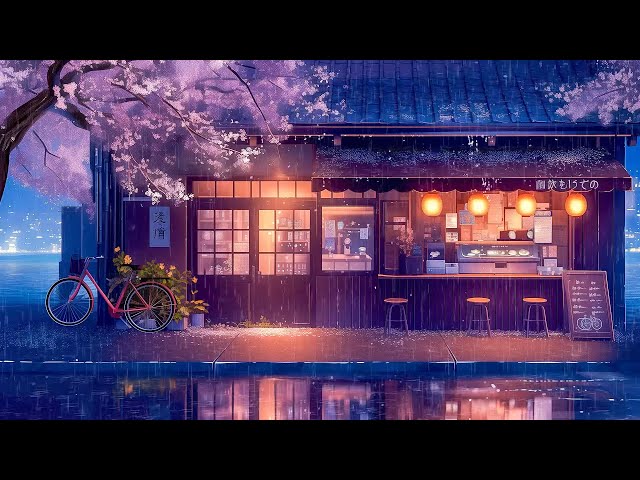 Late Japanese Rainy Night ☔ Lofi Sleep Music ☔ Rainy Lofi Songs To Calm Down And Sleep Well