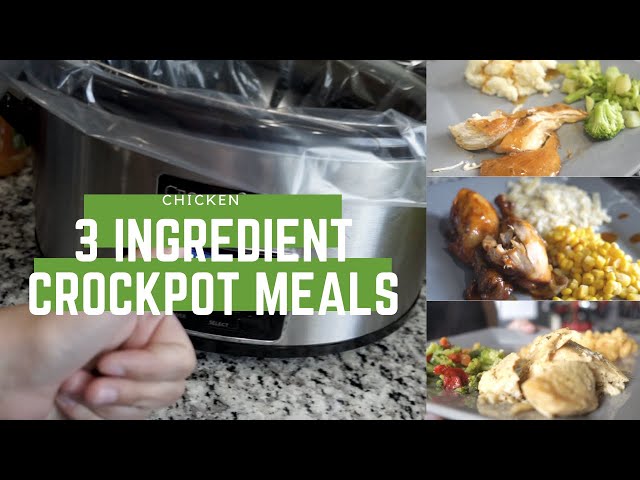 3 Ingredient Crockpot Meals (Chicken) | TheTerrasAdventures