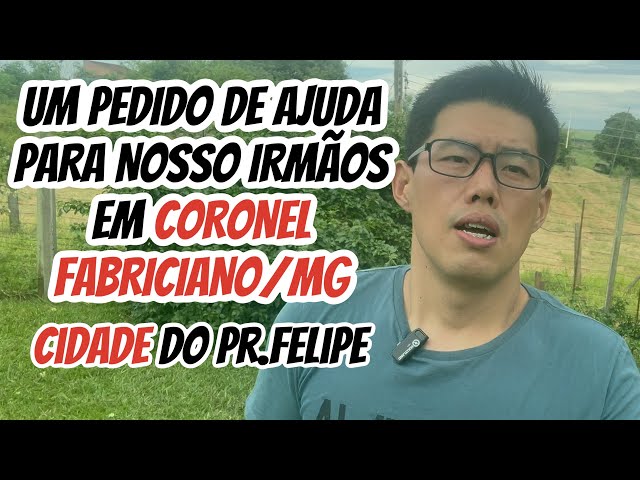 UM PEDIDO DE AJUDA PARA OS IRMÃOS EM MG - CIDADE DO PASTOR FELIPE