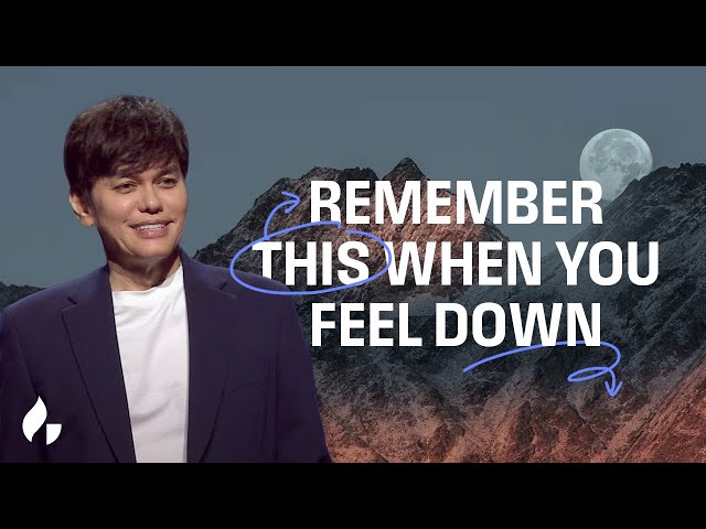 Feeling Down And Depressed? Hold On To This. | Joseph Prince | Gospel Partner Excerpt