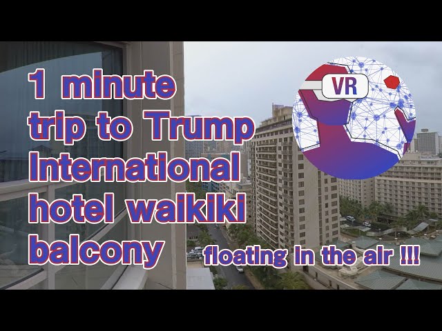 1 minute trip to trump international hotel waikiki from the balcony