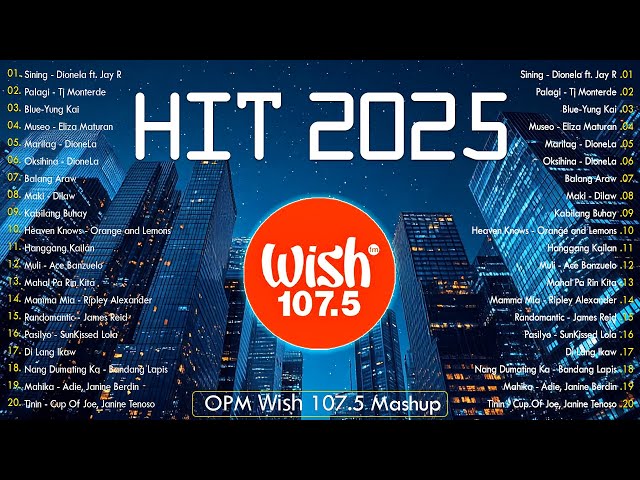 Oksihina-Dionela🎵 Best Of Live On Wish 107.5 Bus🎧Top Trending Tagalog Songs Playlist 2025