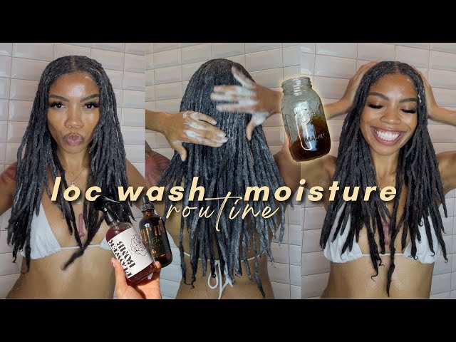 RAPID HAIR GROWTH SECRETS 🤫 Updated Loc Wash + Moisturizing Routine