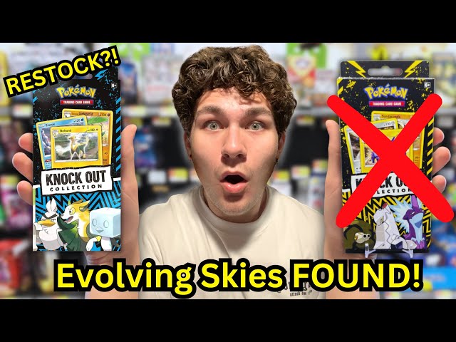 I Opened Every Pokemon Knock Out Collection Box and CONFIRMED Evolving Skies!