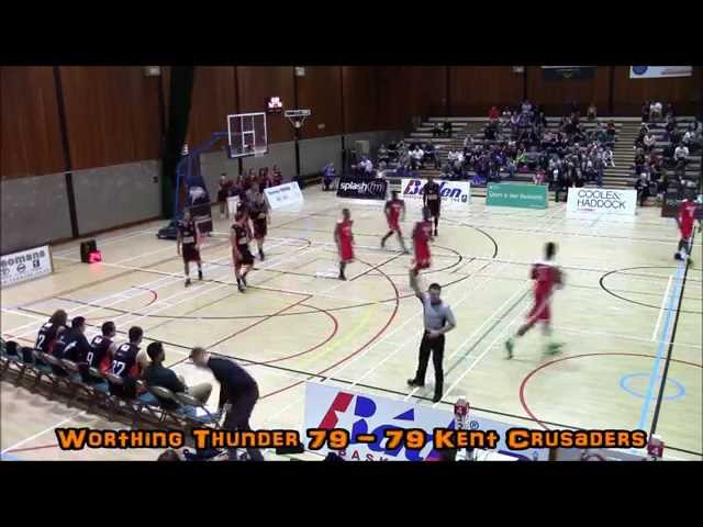 Worthing Thunder vs Kent Crusaders - 27/09/2014 - National Trophy Match