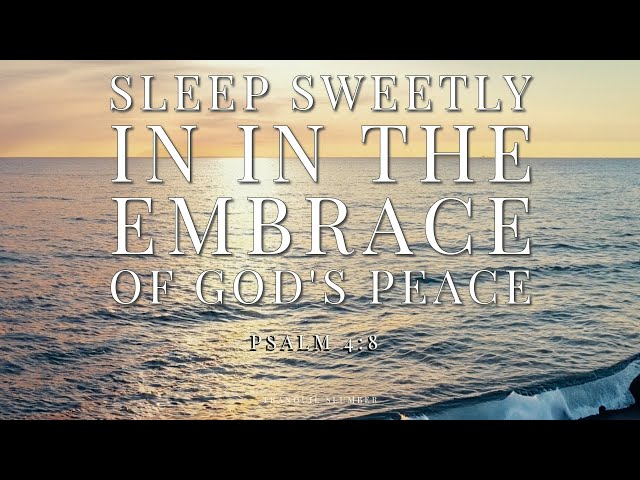 Sweet Sleep in God's Peace and Safety: Psalm 4:8 #shorts #sleep