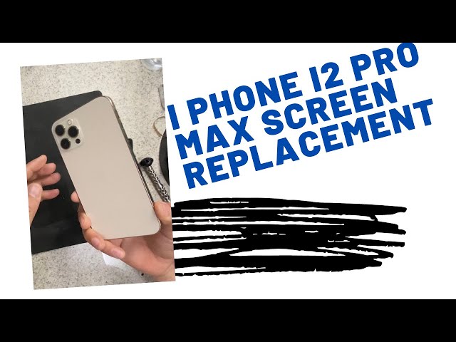 How to replace screen for iPhone 12 Pro Max | iPhone 12 Pro Max screen replacement