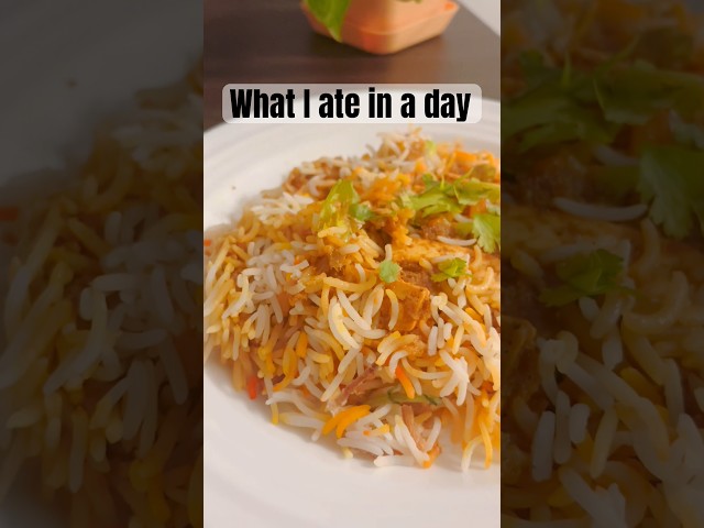 What we ate in a day #youtubeshorts #whatieatinaday #shorts