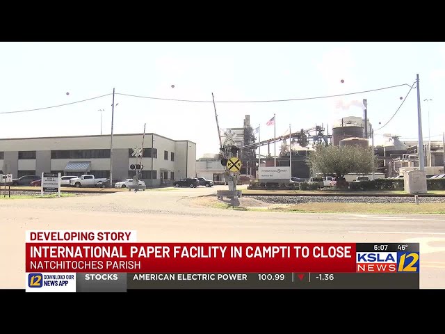 International Paper announces closure of Red River containerboard mill