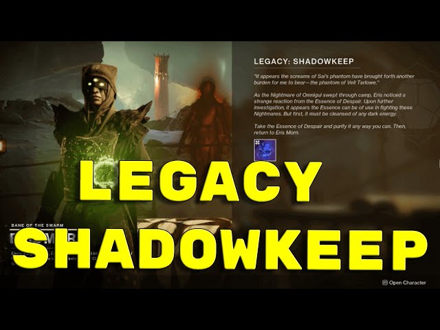 DESTINY 2 LEGACY SHADOWKEEP CAMPAIGN | Mission Gameplay