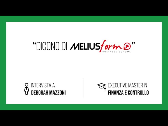 Dicono di MELIUSform: Intervista a Deborah Mazzoni