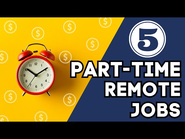 5 PART TIME REMOTE JOBS - ENTRY LEVEL - HIRING NOW