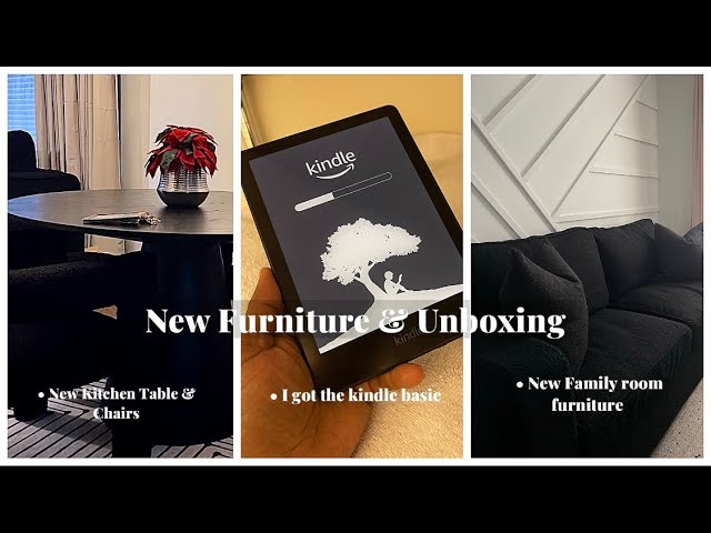 2025 NEW YEAR HOME UNBOXING| DECORATE WITH ME| I BROUGHT A KINDLE