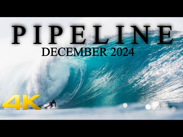 🔴(ASMR) Banzai Pipeline December 2024: The Ultimate Surfing Experience