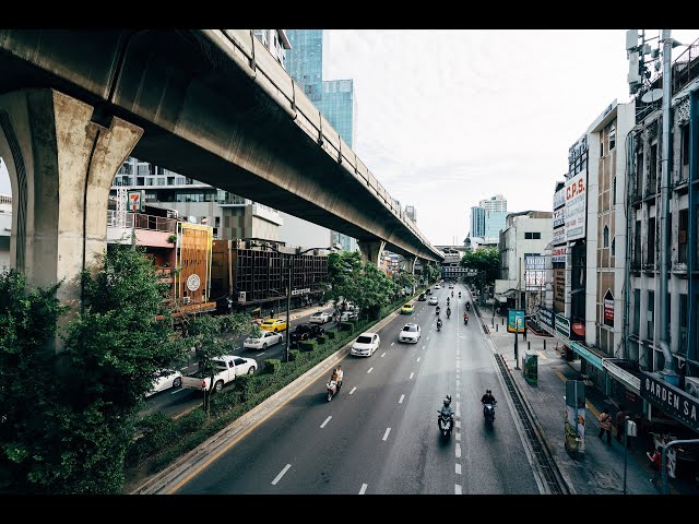 【360° VR 4K】Driving Through BANGKOK THAILAND - Part 1