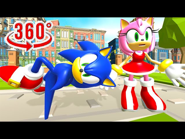 360° VR Sonic Spinning My Tails Meme - 360 video Funny Memes