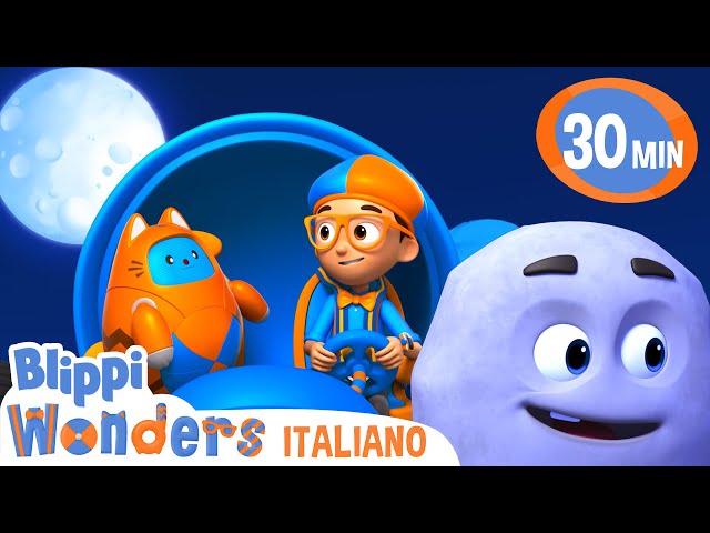 Celebrando STEM: Blippi Va Sulla Luna 🌙 | Blippi in Italiano | Video educativi per bambini