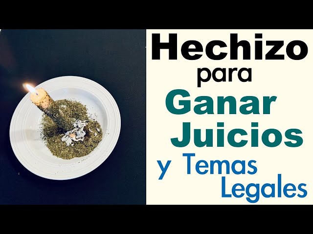 HECHIZO para GANAR JUICIOS, TEMAS LEGALES y VENTAS ✨ Muy Efectivo!!!