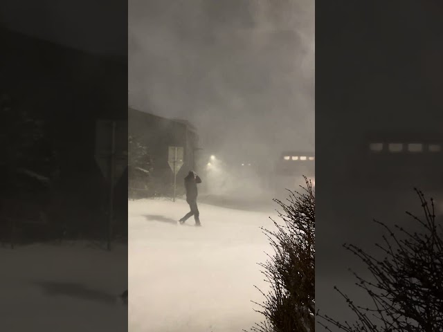 Extreme Snow Storm in Iceland