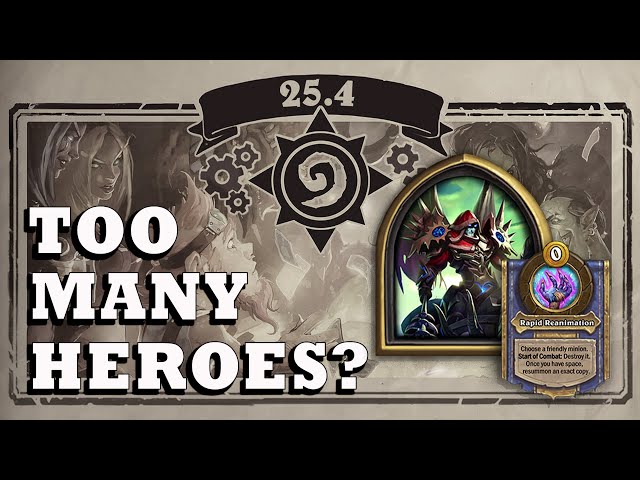 Too Many Heroes? Patch 25.4 Hearthstone Battlegrounds Update!