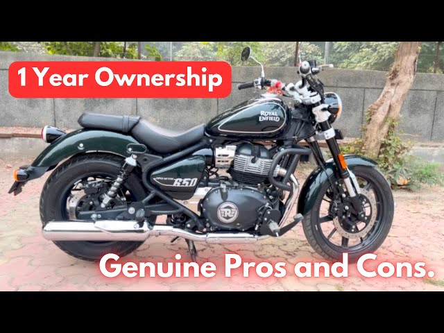 1 Year Ownership, Genuine ￼Pros And Cons. #supermeteor650 #royalenfield #youtube #review #bike