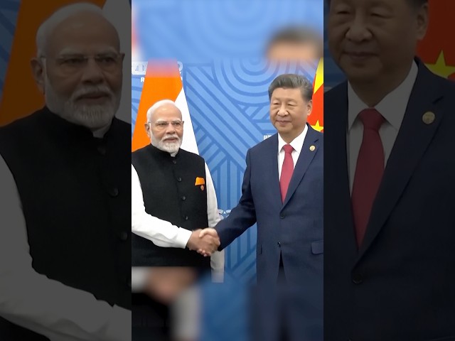 China's Xi, India's Modi Meet on Sidelines of Russia's BRICS Summit