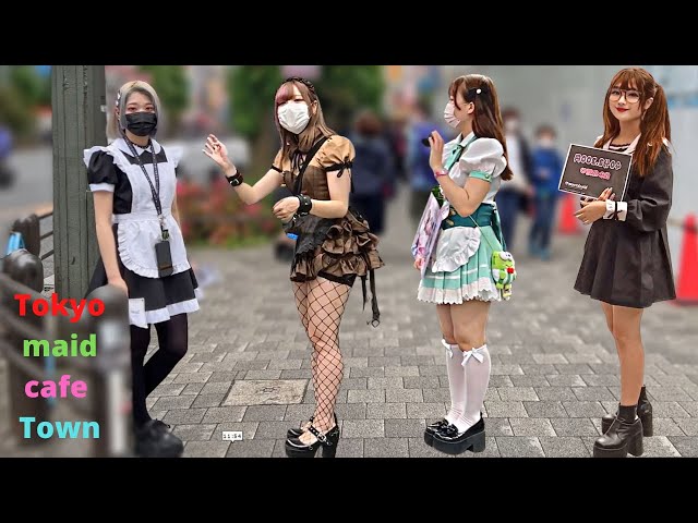 Countless Cute Maid Cafe Girls In Tokyo's Otaku paradise