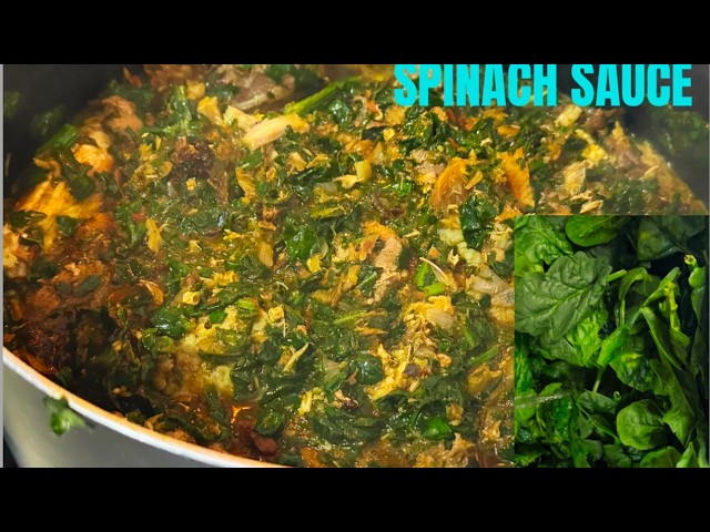 Spinach Sauce | How To Cook Spinach Sauce, Quick Easy & Tasty