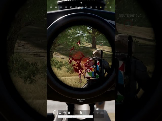 PUBG PC Damage Effect MAX Graphics Scope ON