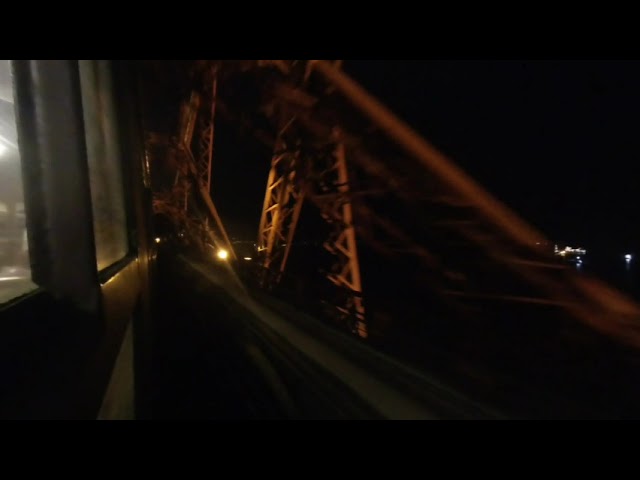 60103 Flying Scotsman night crossing Forth Railway bridge on 19 05 19 at 2332