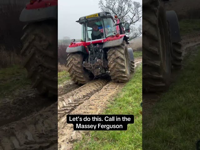 Got stuck in the mud, again! #funny #farmslife #countrylife #backbritishfarming #comedy #farmlife