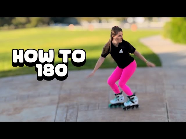 Learn how to turn forward to backward & backward to forward (180) on rollerblades! 🙃