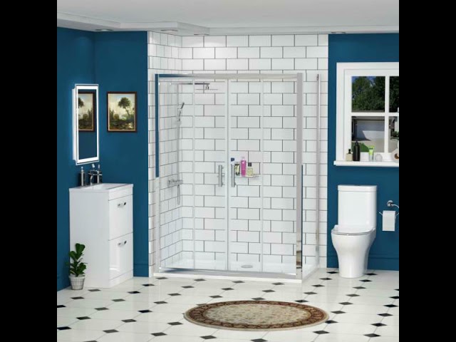 Sliding shower doors make your bathroom classy and modern