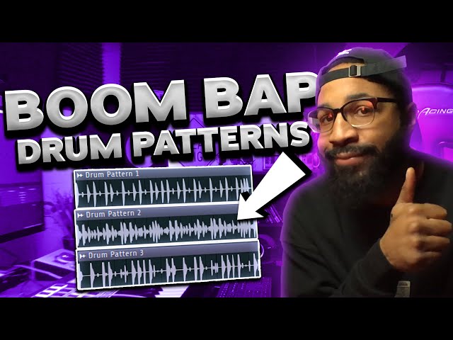 3 🔥 boom bap drum patterns for ANY beat