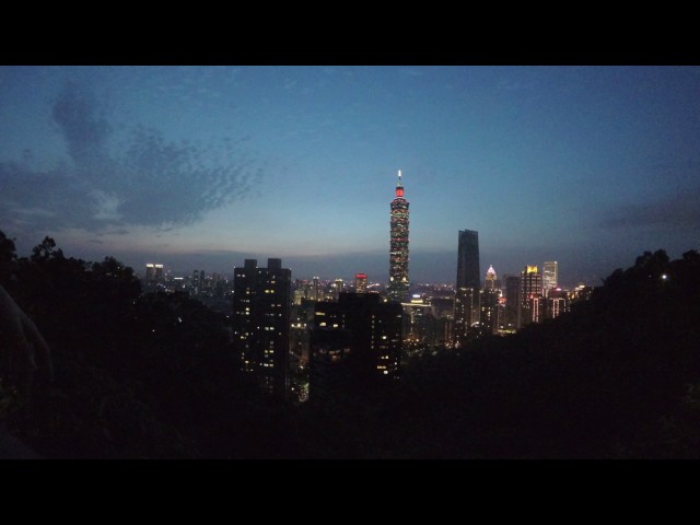 Timelapse Yi 4k+ - Sunset in Taipei