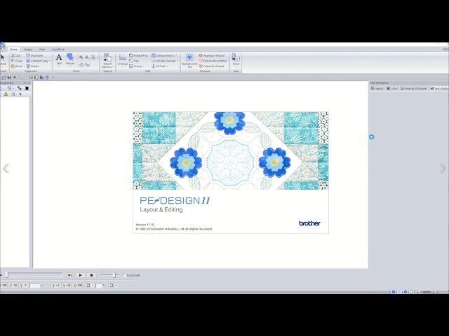 Brother PE Design 11 Software for machine embroidery