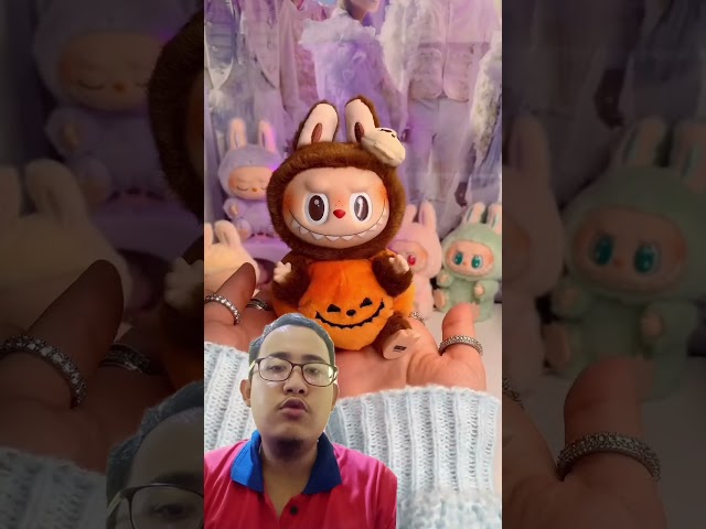 PUMPKIN DOLL AGAIN!?#shorts#funny#masukberanda#halloween#trending#subscribe#shortvideo#kawaii#labubu