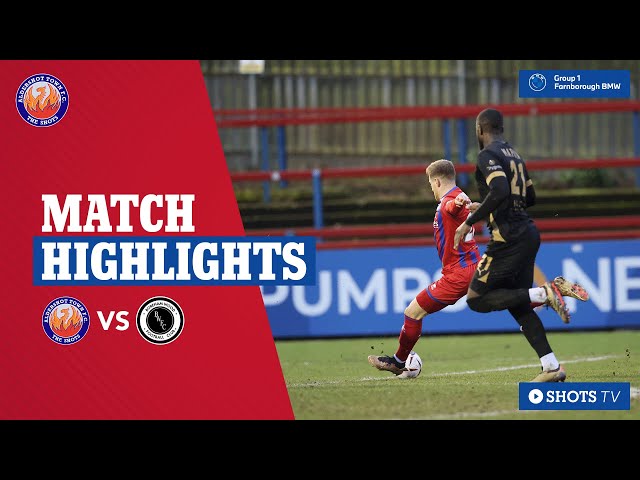 MATCH HIGHLIGHTS: Boreham Wood (H)