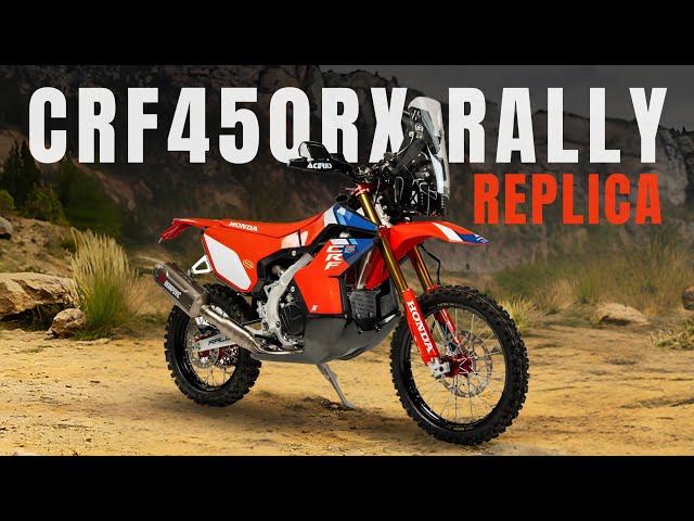 2025 HONDA CRF450RX RALLY REPLICA UNVEILED!