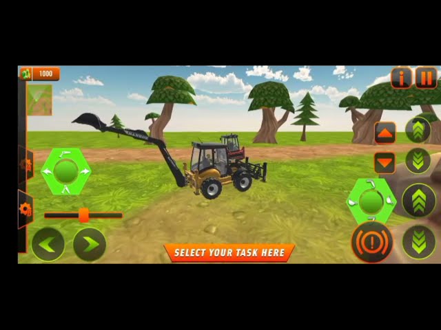 Jcb Working in Android Gameplay // Cartoon jcb // jcb wala game  // jcb Kids game