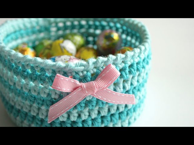 How to Crochet Basket Tutorial | Free Crochet Basket Pattern